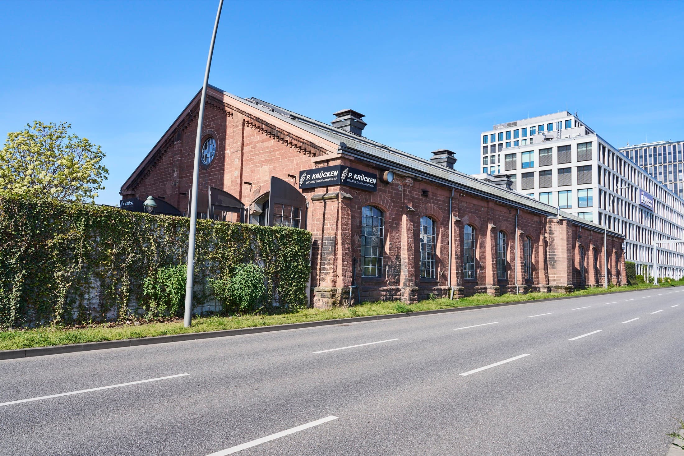 The Lokschuppen seen from the street